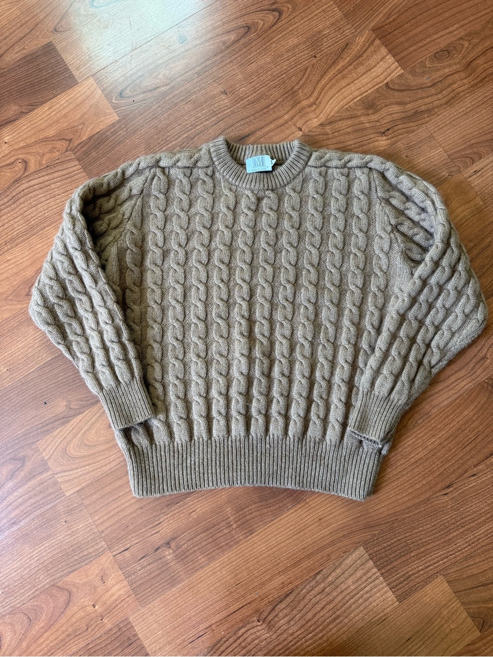 Vintage Classic Cable Knit Sweater